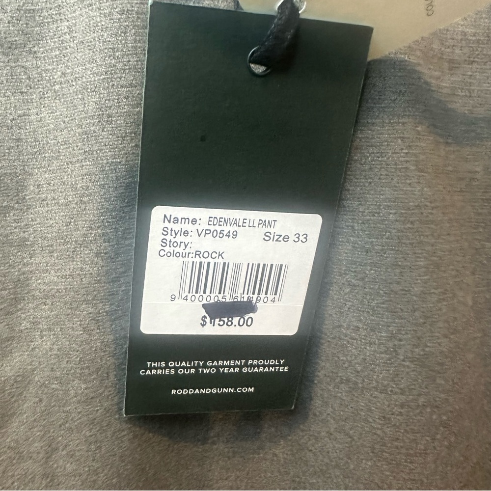 Rodd & Gunn Men's Edenvale Gray Chinos - Picture 3 of 8